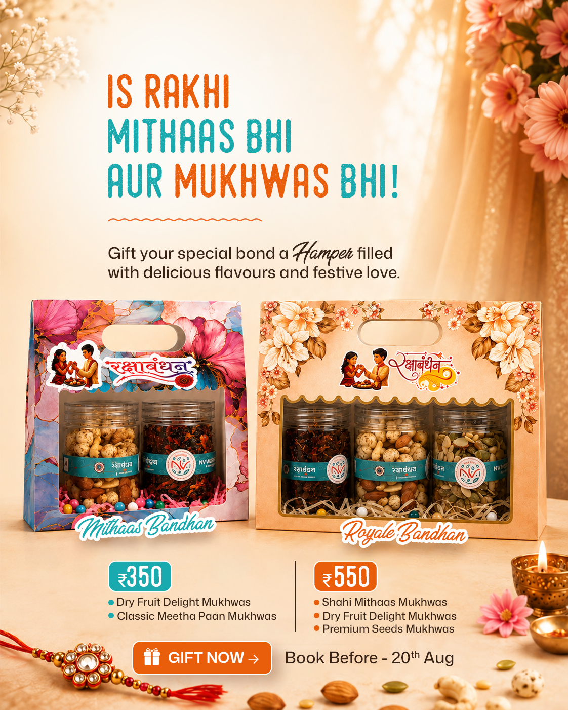 NV Mukhwas Hero Gift Hamper Mobile1